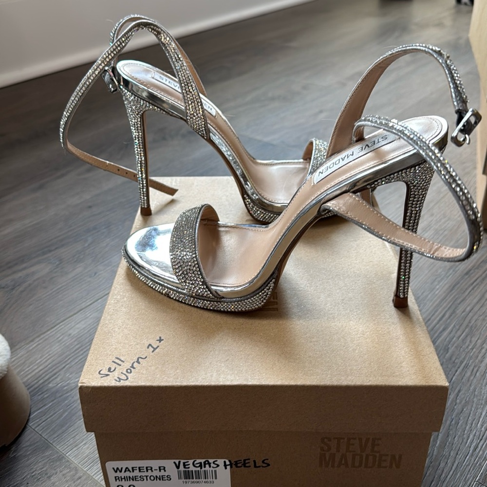 Steve Madden Rhinestone heels